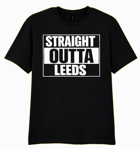 Straight outta leeds retro - outta,
